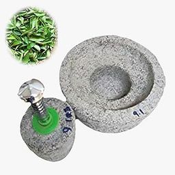 Stone Grinder Stone Attukal Natural & Traditional Manual Masala Grinder (9 INCH),Beige-image-5