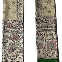 Girl's All Over Print Cotton Silk Dupatta-18