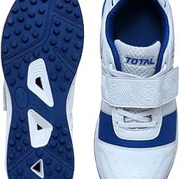Total MRK-Player Cricket Shoes for Men & Boys Velcro + Lace Closure Rubber Spike Sole Lightweight, Breathable Mesh Superior Grip & Stability for Practice & Turf Matches-picture-25