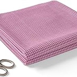 BIGREAMS Unstitched Pure Cotton Checkered Gingham Shirt Fabric For Summer Wear - Soft, Breathable & Lightweight, Ideal for DIY Shirts and Casual Wear, 58" Wide-image-24
