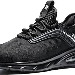 Steel Toe Shoes for Men Work Women Lightweight Air Cushion Sneakers Slip Resistant Safety Work Boots Indestructible Shoe-image-39