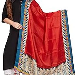 Women's Printed Art Silk Dupatta-27