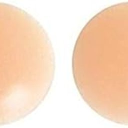 Pasties Silicone-Women's Reusable Nipple Cover - Silicone Nipple Cover Bra Pad - Adhesive Reusable Nipple-(Free-Size Beige) PACK OF-2-image-22