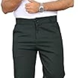 Geeta Fashion Men's Solid Lycra Slim Fit Stretchable Casual Wear Comfortable Formal Trousers Pants Model 25.10 Pant Lycra-image-21