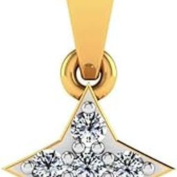 14K /18k Yellow Gold and Designer Pendant For Womens-image-35