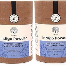 Indigo Powder For Hair | Natural & Herbal Solution For Grey Hair | Bio Organic | Protects hair from Damage | Chemical-Free Indigo Powder for Natural Hair Coloring | Men & Women | Pack of 2-image-78
