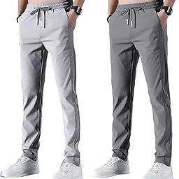 Symvi Dryfit Lycra Trackpant for Men | Dual Zipper Pocket-image-3