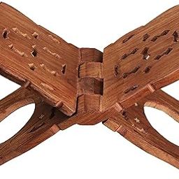 Hashmi Crafts Wooden Book Holder Display Stand Folding Religious Prayer [Rehel]-59