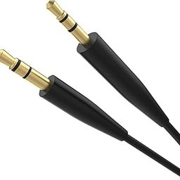 LearSoon Replacement Extension Audio Cable Cord Fit for Bose On-Ear 2/OE2/OE2i/QC25/QC35/Soundlink/SoundTrue Headphones (Black)-16