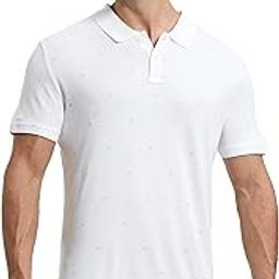 IM16 Men's Tencel Micro Modal and Cotton Blend Printed Half Sleeve Polo T-Shirt-image-8