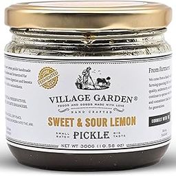 Village Garden Sweet & Sour Lemon Pickle | 3 Years Fermented | Authentic Taste of Rajasthan | Nimbu Ka Achaar | No Preservatives | Oil-Free | Homemade Pickle - 300 gms-image-95
