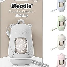 Moodie Teddy Bear Changing Bag Dispenser (Cloud Grey)-picture-17