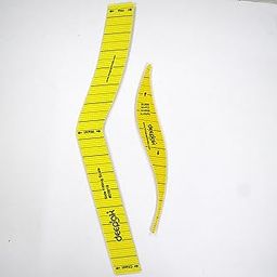 Prabhas Designs Hip Shape Curve and Arm Hole Curve Combo || Used for arm Hole Drafting, Churidhar Hip Curve Designing, Sleeve Cutting Pattern Template || Useful for Tailoring-image-18