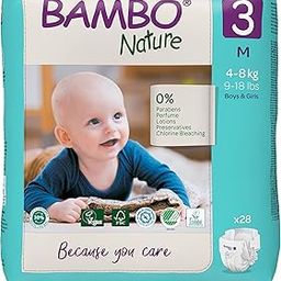 Bambo Nature Premium Baby Diapers - Medium Size, 28 Count, for Infant Baby - Super Absorbent, Eco-Friendly and with a Wetness Indicator-17