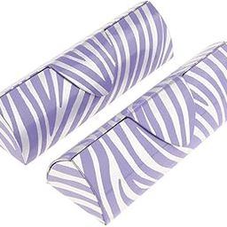 2 Portable Triangle Sunglass Glasses Holder Case Myopia Handmade Box Purple|Sunglass For Woman With Storage Box, Trending, Stylish & Durable Sunglasses, Lightweight Large Frame for Woman|-image-14