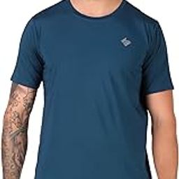 John Ally Premium Men's Stretchable Gym Sports Half Sleeve T-Shirt Flexible, Moisture-Wicking, and Stylish with Round Neck Design-image-79