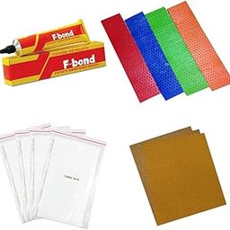 Sug Cricket Bat Toe Guard Set (5 Pcs) with 1 F-Bond, 4 Pcs Scuff Sheet & 4 Pcs Sand Paper for Full-Size Cricket Bat Protection – Durable, Reliable, Essential Accessories for Bat Maintenance-image-54