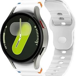 XMUXI Compatible with Samsung Galaxy Watch 7 6 5 4 Strap 40mm 44mm Original No Gap Silicone Replacement Band for Galaxy 6 Classic 43mm 47mm / 4 Classic Strap 42mm 46mm-image-83