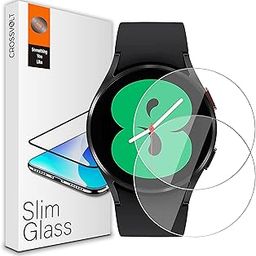 Tempered Glass Screen Protector for Samsung Galaxy Watch 4 / Watch 5 / Watch 6 / Watch 7 (44mm) (1.4" inch), Pack of 2-8