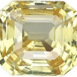 WorldwideGem Blue Sapphire Stone Original Certified Sri lanka Ceylon Yellow Sapphire Original Certified Oval Shape Radiant Shape Neelam Gemstone Pukhraj Gemstone Indraneelam Rashi Ratan Pukhraj Nag-image-1