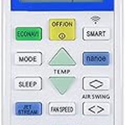 7SEVEN® Compatible with Panasonic AC Remote Control Model 157F Suitable for 1 1.5 2 Ton Split or Window Inverter Air Conditioner - Match Each Keys Exactly to Replicate Genuine Remote Function-5