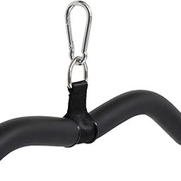 UJEAVETTE® Cable Attachment Tricep Rope Handle Push Pull LAT Row Bar Gym Accessory-4