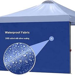 Merishopp 3Pcs Instant Canopy Tent Sidewalls 9.84x6.56 ft for Pergola Backyard Outdoor-image-16