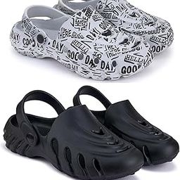 Combo Pack of 2 Slipper/Flip Flops/Slides/Clogs/Sandals for Men (Cl-Guday Vs Clog 100)-image-30