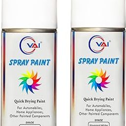 VAI Touch Up Spray Paint Compatible for MAHINDRA DIAMOND WHITE For Scorpio, Bolero, Xylo - 225 Ml Pack of 2-image-31