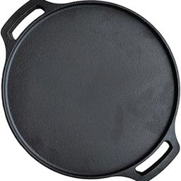 Pre-Seasoned Cast Iron Tawa for Dosa/Chapathi/Roti | 29 cm, 2.7kg| Gas & Induction Stove-Friendly | Non-Stick, Pre-Seasoned Tawa, Long Lasting & Toxin-Free, No Chemical Coating, Black -A8-image-49