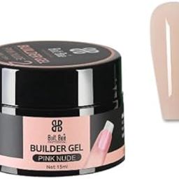 Bolt Bee Solid Builder Gel for Nails - Clear 3D Non-Stick, Hard Gel for Carving Patterns, Embossed Nail Art (Dark Nude, 15ml)-image-92