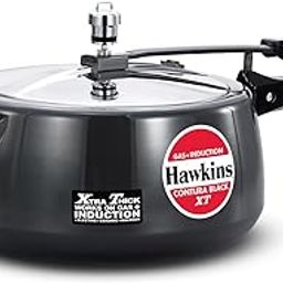 Hawkins 6.5 Litre Contura Black XT Pressure Cooker, Hard Anodised Inner Lid Cooker, Induction Cooker, Handi Cooker, Black (CXT65)-8