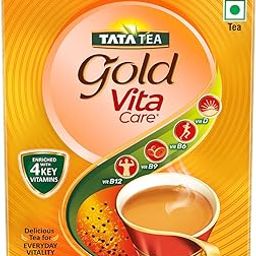 Tata Tea Gold VitaCare | Tea with Power of 4 Vitamins | Vitamin D | Vitamin B6 | Vitamin B9 | Vitamin B12 | Loose Leaf Black Tea | 250gram-99
