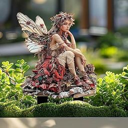 CALANDIS™ Garden Fairy Stake 2D Garden Accessories Decor for Pathway Lawn Outdoor | Plaques & Signs | Home Dacor-image-70