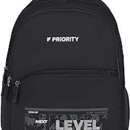 18 Inch Lightweight PU College Backpack For Boys & Girls | Office Backpack For Men & Women | Casual Backpack For Unisex (Large | Black)-13