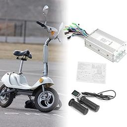 UniMarket® Electric Bike Controller 36V/48V, Practical to Use Small Size Controller with LCD Display Thumb Throttle for Work for Electric Scooter'$-image-8