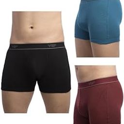 Men's Cotton Classic Solid Trunks-image-91