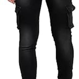 Men's 6 Pocket Slim Fit Denim Blend Cargo Jogger-picture-14