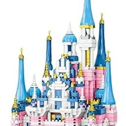Kawaii Kart | Architecture Cartoon Fantasy Castle Building Brick Toys with Interlocking Building Blocks 1300+ Pieces | STEM Toy Educational Collectible Brick Toy for Kids-image-12