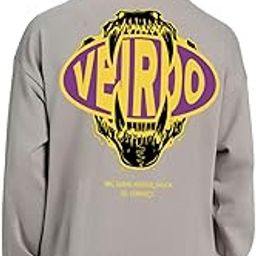 Cotton Fleece Regular Fit High Round Neck with Rib Grey Back Graphic Printed Sweatshirt for Men-picture-14