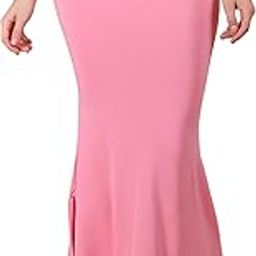 Women's Perfect Curvy Look Saree Shapewear | Seamless, Comfortable & Slimming Petticoat | Body Shaper for Sarees & Lehengas (X-Large_ Pink) &7203-image-37