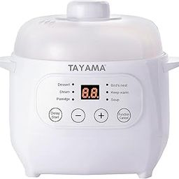 TAYAMA Mini White Ceramic Pot with Presets and Built-in Timer, Small-picture-25