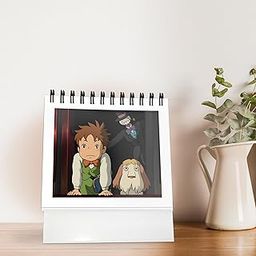 Studio Ghibli Photo Desk Calendar (24 Glossy Laminated Photo Front Back)-image-46