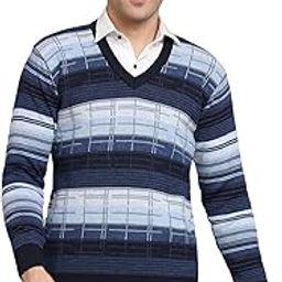 Men's Winterwear Woolen Striped Cardigans Sweaters-image-17