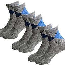 Men Solid Ankle Length Socks Cotton Pack of 3-image-67