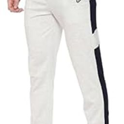 MARK LOUIIS Men Track Pant - Regular Fit Mid Rise Track Pants With Unique Design For Maximum Style & Comfort - Everyday Use Lowers (2XL, Off-White)-picture-5
