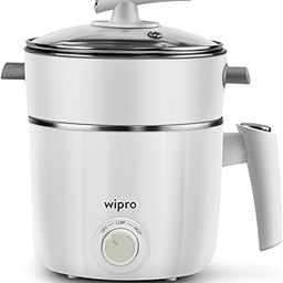 Wipro Vesta 1.2 Liters multicooker Kettle | Concurrent Cooking |Cool Touch body | Dual Temperature Control |Triple Protection |SS 304 Rust free (White, 600 Watt) Plastic-image-90