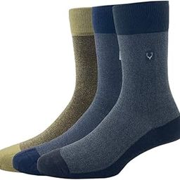 Men'S Cotton Full Length Socks (Pack Of 3) - Black, Beige, Navy-picture-54