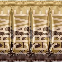 Crave - Plant Based Protein Bar | Chocolate Vanilla Crunch pack of 4 |-image-97