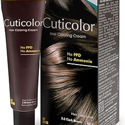 Cuticolor Permanent Hair Color Cream|#1 Dr Prescribed|For Sensitive Skin|Eco Mechanism For Preserving Scalp Health|Enriched With Portulaca & Boseivela Extracts (Dark Brown,60G (Pack Of 1)),1 Count-image-27